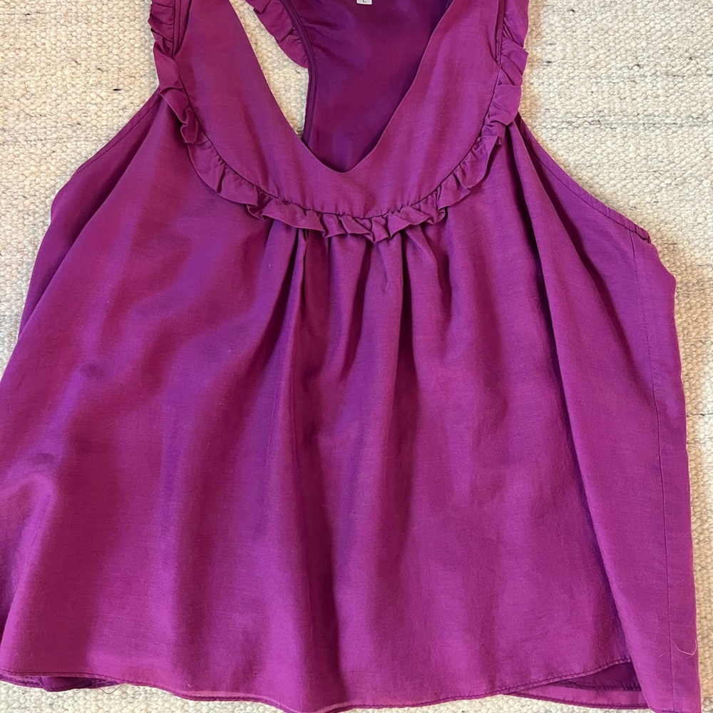 Rory Beca Purple Sleeveless Top